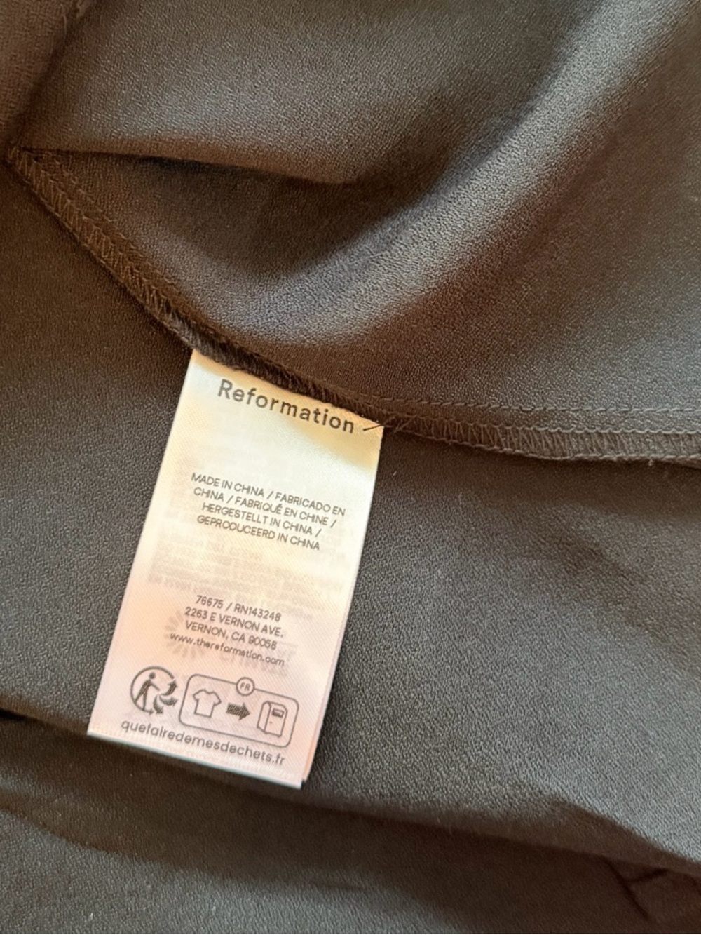 Reformation Bryson Dress In Black, brand new without tags, never worn, no flaws. - Picture 12 of 12